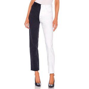 GRLFRND Helena Super High Rise Helena Black and White Jeans Size 28